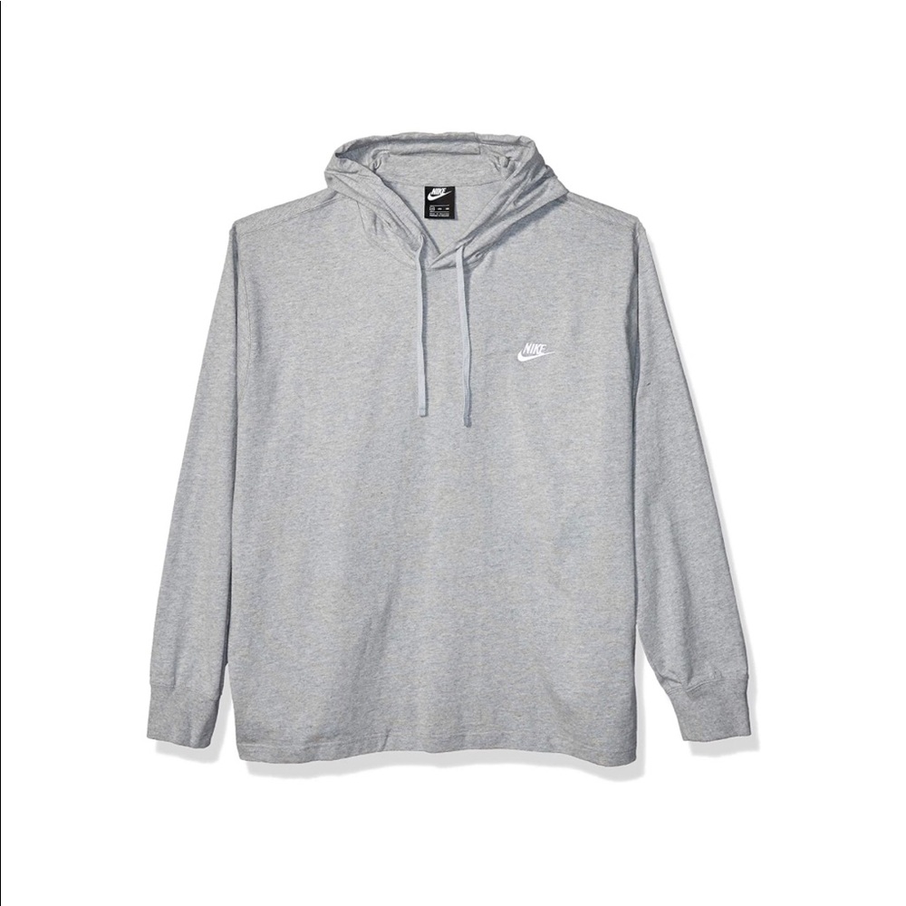 Grey Nike Logo Hoodie (Unisex Men’s S/Women’s S-M)